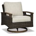 Paradise Trail Outdoor Fire Pit Table with 4 Lounge Chairs - Image 4