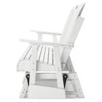 Hyland Wave Outdoor Glider Loveseat - Image 9