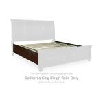 Porter California King Rails with Roll Slats