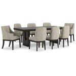 Burkhaus Dining Table and 8 Chairs