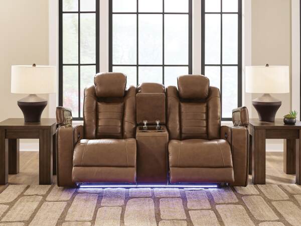 Gruaro Power Reclining Loveseat with Console - Image 8