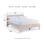 Socalle Full Panel Platform Bed - Image 5