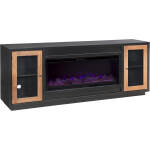 Chelsea 82" Fireplace Console W/ 42" Insert MSS1960NWT-BLK - Image 5
