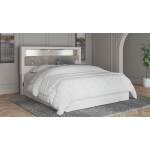 Altyra King Upholstered Panel Bookcase Headboard - Image 3