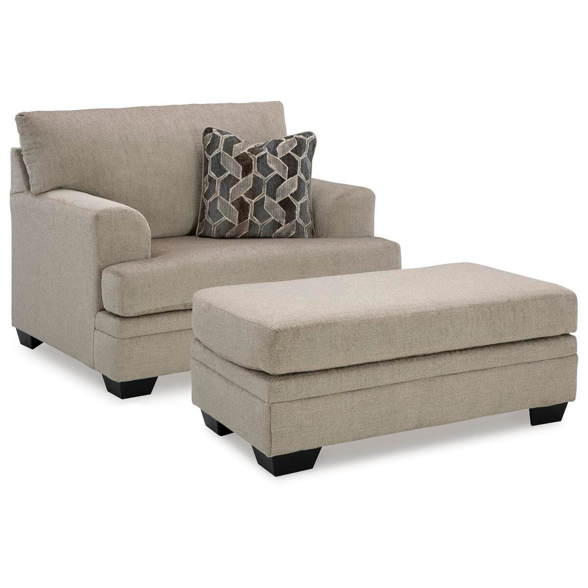 6374ff63a378cc60e5df34f82570ec69 Stonemeade Oversized Chair and Ottoman - Image 1
