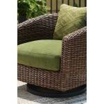 Horizon Hall Outdoor Swivel Lounge Chair with Cushion - Image 8