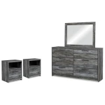 Baystorm Dresser, Mirror and 2 Nightstands