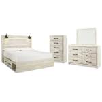 Cambeck King Panel Bed with Storage, Dresser, Mirror and Chest - Image 2
