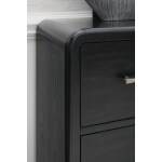 Rowanbeck California King Upholstered Panel Bed, Dresser and Mirror - Image 10