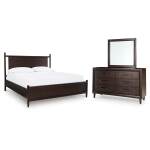 Dantenton Queen Panel Bed, Dresser and Mirror