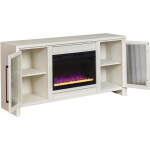 Tatum 66" Fireplace Console MUU1942-BLK MUU1942-BLK - Image 8