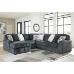 Midnight-Madness 5-Piece Sectional with Chaise - Image 3