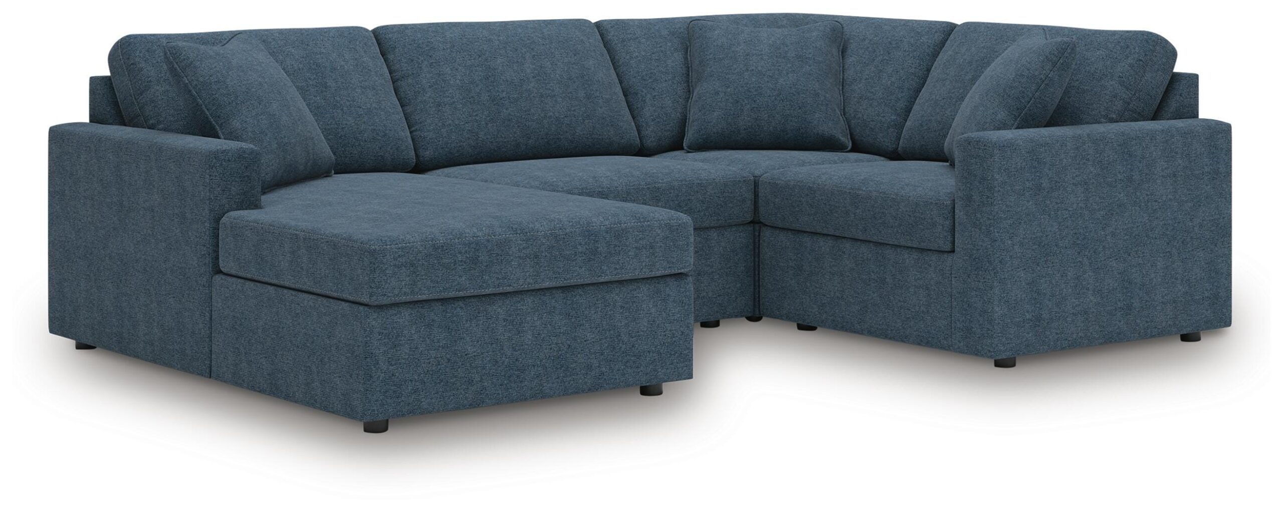 6769a93ce3c0314fa0f6f2f527d170c2 Modmax 4-Piece Sectional with Chaise - Image 1