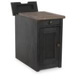 Tyler Creek Chairside End Table with USB Ports & Outlets - Image 4