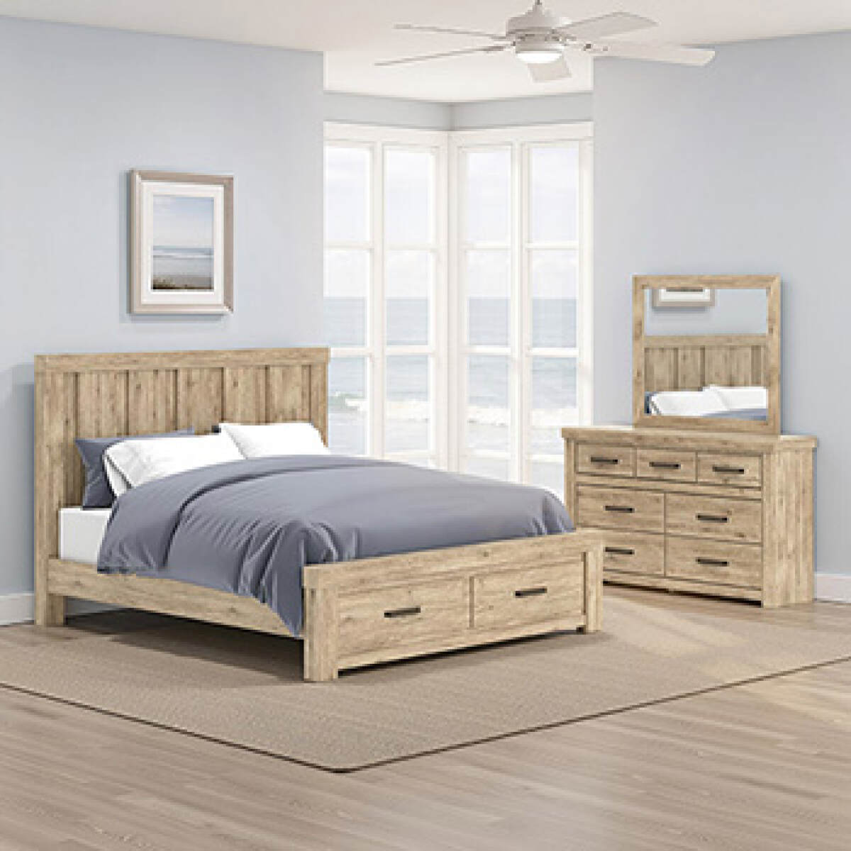 67c30ec90ceb5cc7ab84e25a69daa426 Oliandon Bedroom Mirror - Image 1