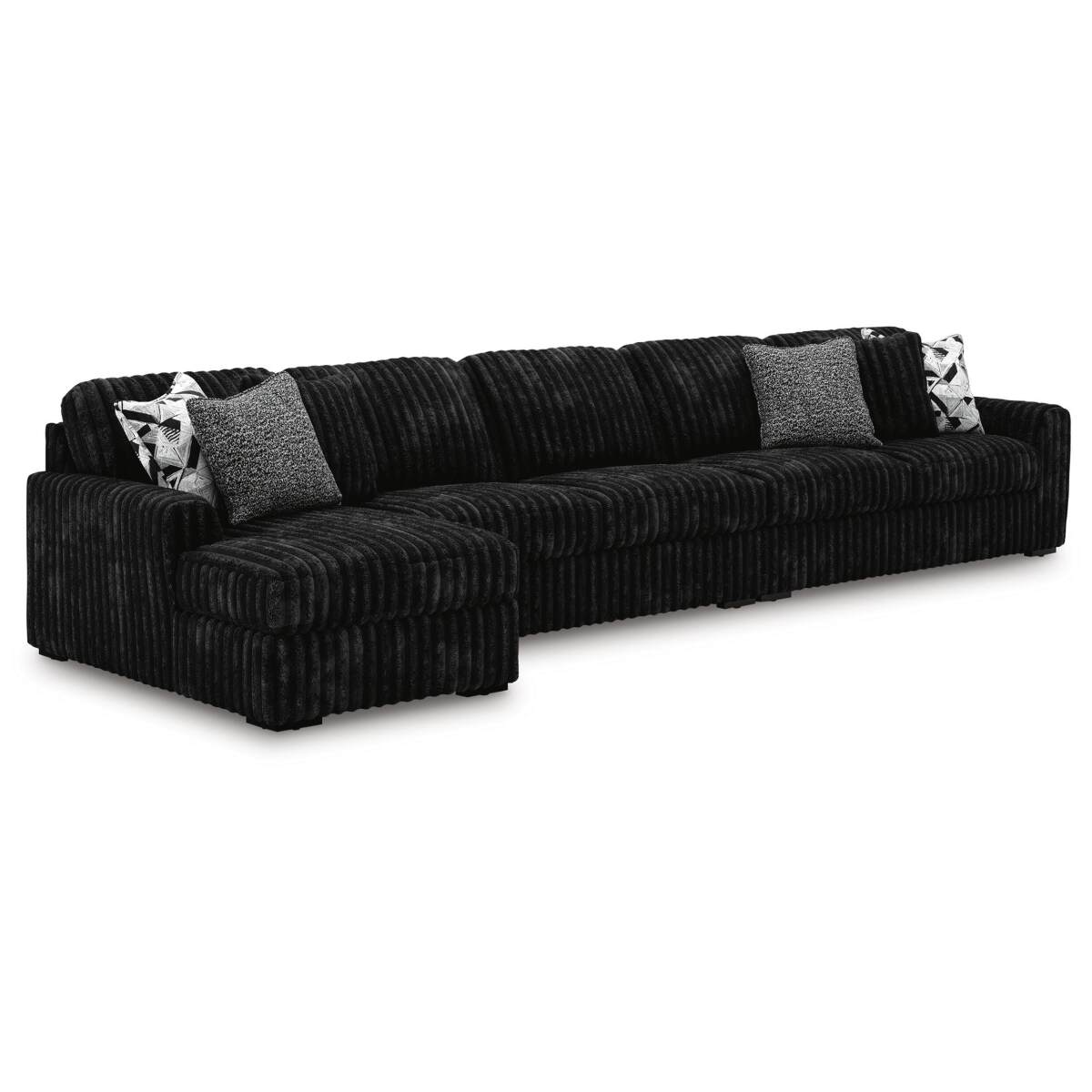 67ee38689a75d8b18743fdff7f2769cf Midnight-Madness 3-Piece Sectional with Chaise - Image 1