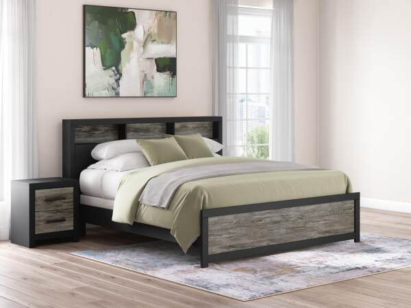 Broachmyn King Bookcase Panel Bed - Image 3