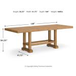 Havonplane Counter Height Extension Dining Table 4 Barstools and Bench - Image 17