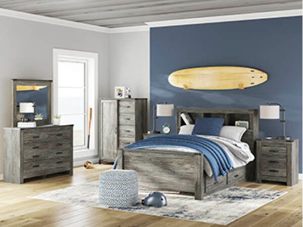 Frandern Full Bookcase Headboard