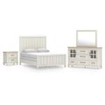 Shaybrock Queen Panel Bed, Dresser, Mirror and Nightstand
