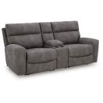 Next-Gen Durapella 3-Piece Power Reclining Sectional Loveseat with Console