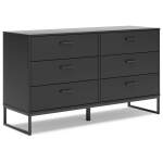 Socalle Twin Panel Platform Bed and Dresser - Image 11