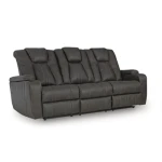 Batavia Pier Reclining Sofa with Drop Down Table