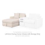 Modmax Left-Arm Facing Corner Chaise with Storage - Image 3