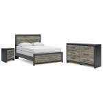 Broachmyn Queen Panel Bed, Dresser and Nightstand