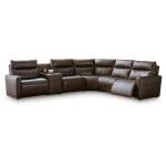 ModZ 6-Piece Power Reclining Sectional with Audio Console