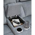 Studio Cave Power Reclining Loveseat with Console - Image 9