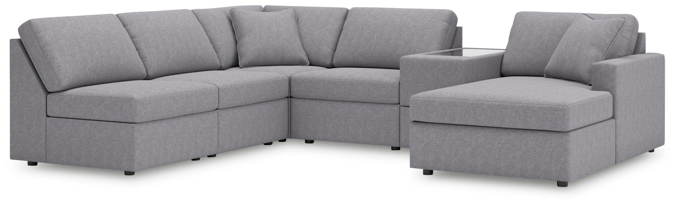 6ad838c72e6b894ef9a4376e7c22f96c Modmax 6-Piece Sectional with Chaise - Image 1