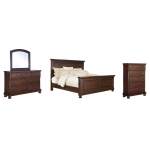 Porter King Panel Bed, Dresser, Mirror and Chest