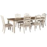 Realyn Extension Dining Table and 6 Chairs - Image 2
