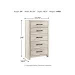 Cambeck King Panel Bed with Storage, Chest and 2 Nightstands - Image 17