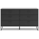 Socalle Twin Panel Platform Bed and Dresser - Image 10