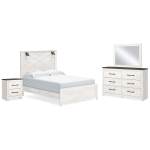 Gerridan Queen Panel Bed, Dresser, Mirror, and Nightstand