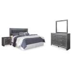 Lodanna King/Cal King Panel Headboard, Dresser, Mirror and 2 Nightstands - Image 2
