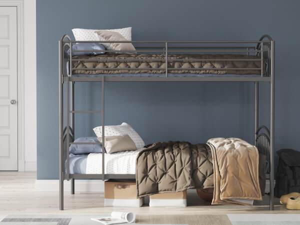 Lanceburg Twin over Twin Bunk Bed with Ladder - Image 8