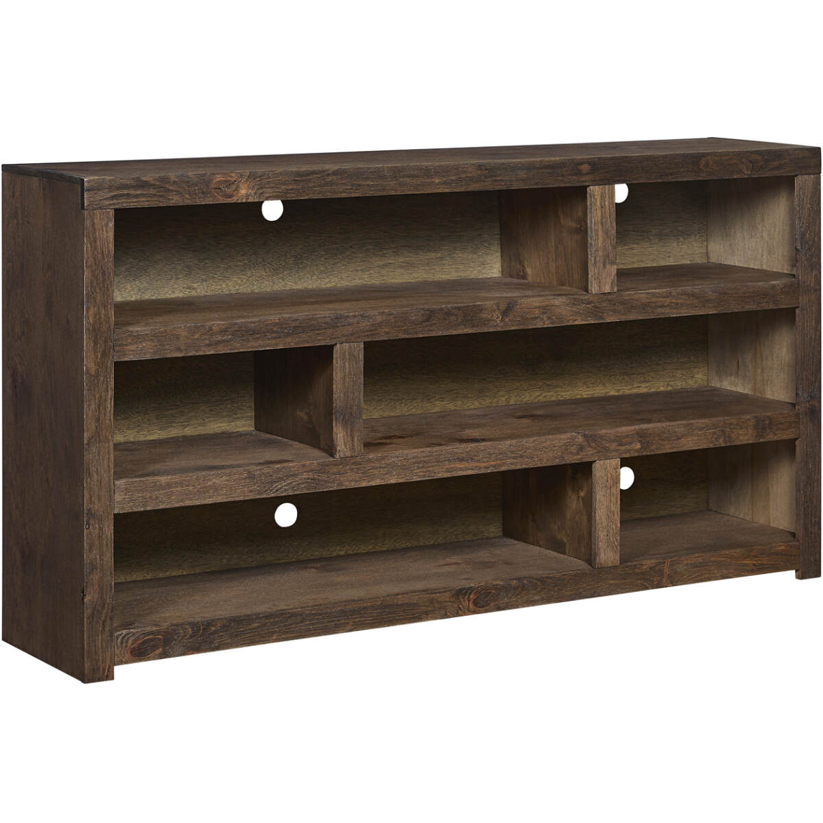 6c0fb78efc2f4192e03abfc27800f016 Mackenzie 73" Highboy Open Console DPP1373-SBR - Image 1