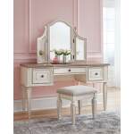 Realyn King Panel Bed, Dresser, Mirror, Chest, Vanity and Nightstand - Image 19