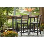 Shoreline Beach Outdoor Counter Table and 2 Barstools - Image 10