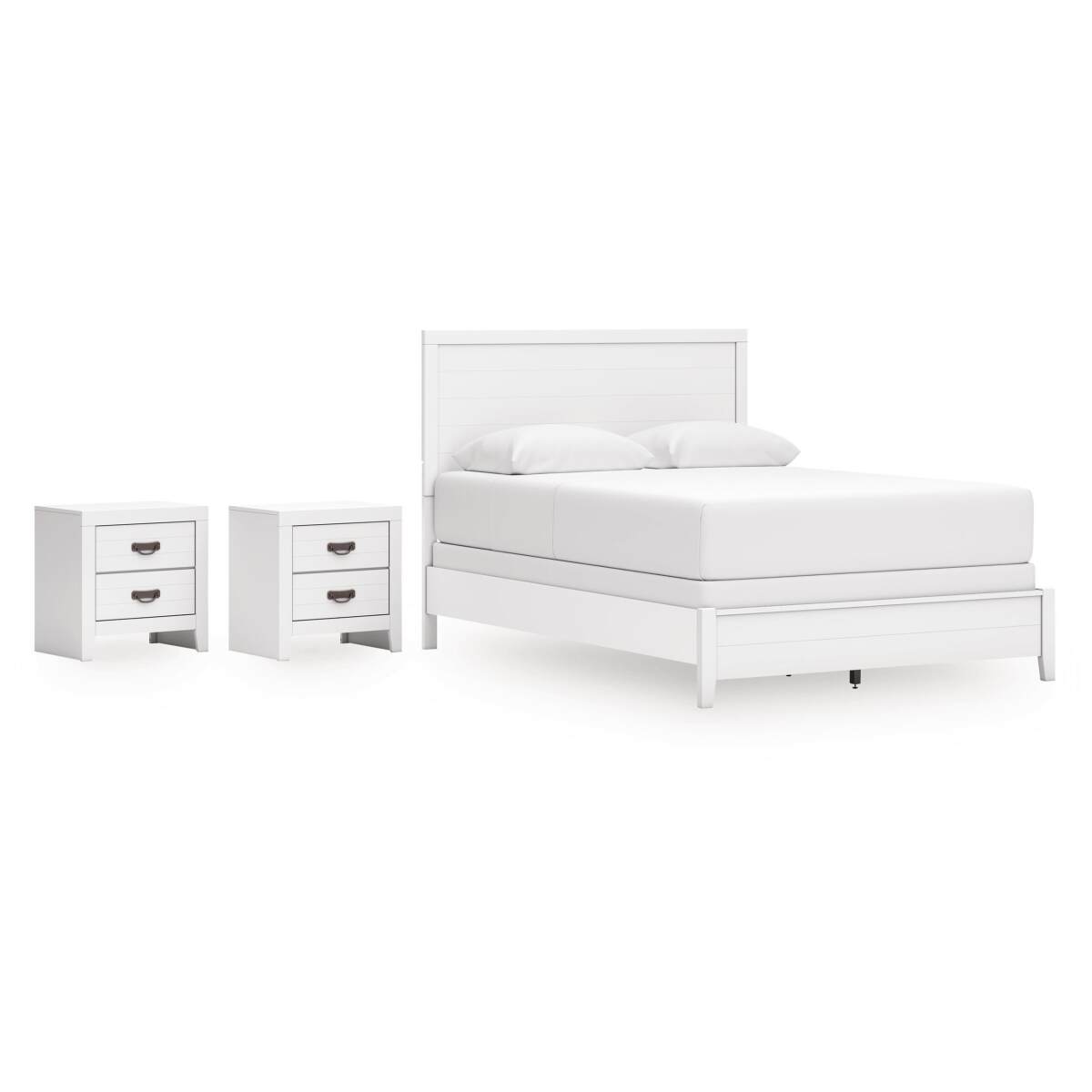 6ca1f84ea02fd58f76d4f605319cb80f Binterglen Queen Panel Bed and 2 Nightstands - Image 1