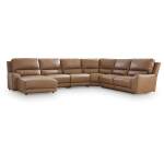 DeepWakes 6-Piece Reclining Sectional with Chaise
