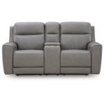 5Z-Comfort Power Reclining Loveseat with Console - Image 5