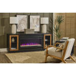 Chelsea 82" Fireplace Console W/ 42" Insert MSS1960NWT-BLK - Image 3