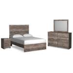 Ralinksi Full Panel Bed, Dresser, Mirror and Nightstand