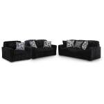 Midnight-Madness Sofa, Loveseat and Oversized Chair