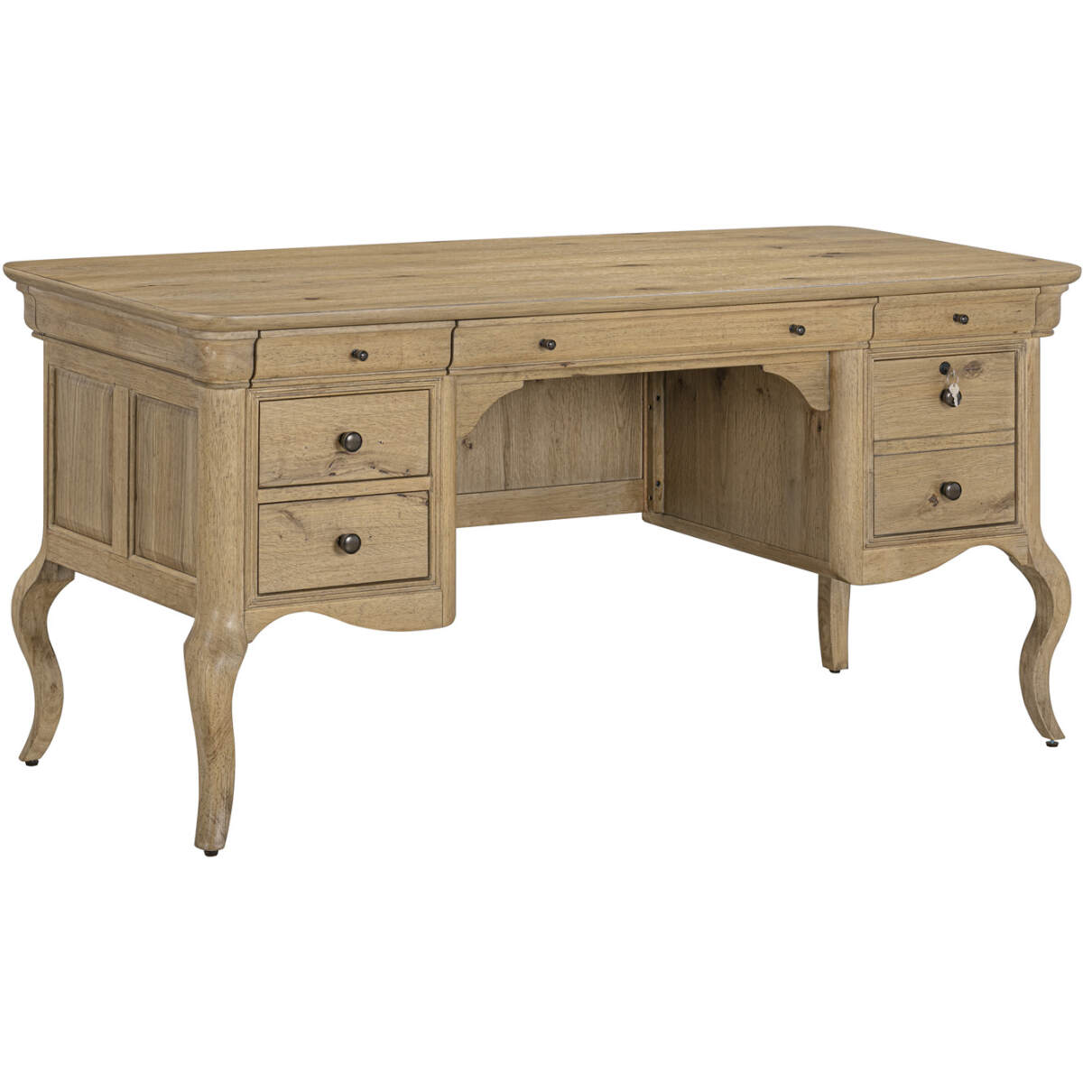 6eb6d211d36ca563b357a655a9514578 Chateau Philippe 64" Half Ped Desk I3290-371 - Image 1