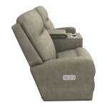 Finley Power Wall Reclining Loveseat w/ Console Headrest & Lumbar - X39747 - Image 5